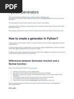 Python Generators