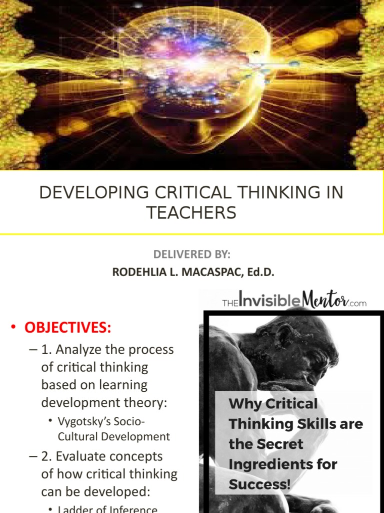 foster critical thinking meaning