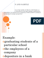 Population Sample 1