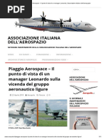 Piaggio Il Punto Di Vista Di Un Manager Leonardo _ Associazione Italiana Dell'Aerospazio 29-4-2019