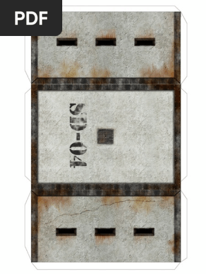 scratch build warhammer 40k bunker 1
