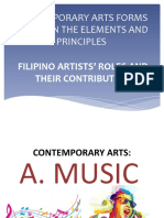 Contemporary Arts Forms