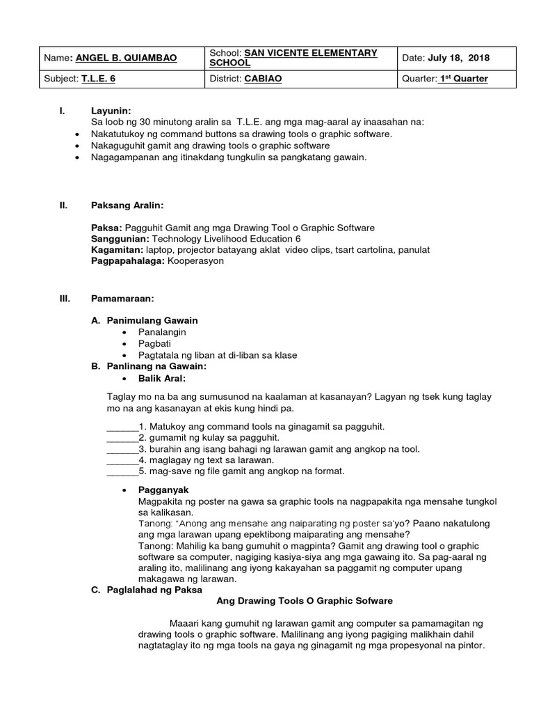 creative writing lesson plan grade 3