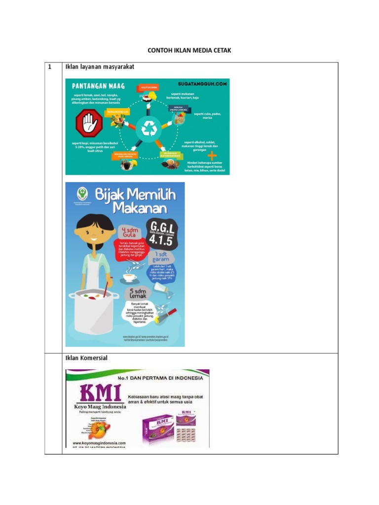 Contoh Iklan Media Cetak Pdf