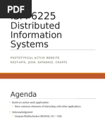 Distributed Information Systems: Prototypical Active Website Rest-Apis, Json, Database, Charts