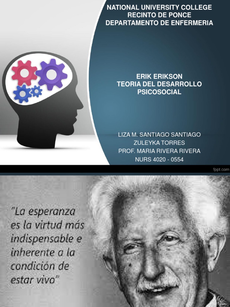 Erick Erickson Desarrollo Psicosocial Psicoanálisis