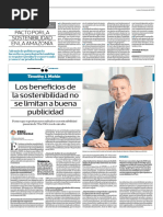 Los Beneficios de La Sostenibilidad No Se Limitan a Buena Publicidad