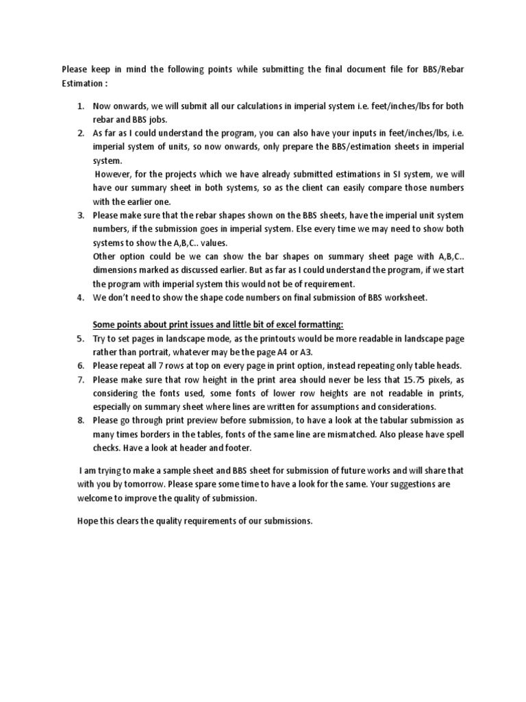 Some Points About Print Issues and Little Bit of Excel Formatting | PDF