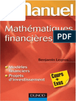 Manuel de Mathematiques Financieres