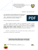 Presentación de funcionarios policiales