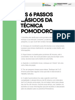 6 Passos Básicos Da Técnica Pomodoro PDF