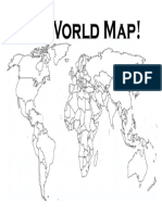 A3 World Map Worksheet