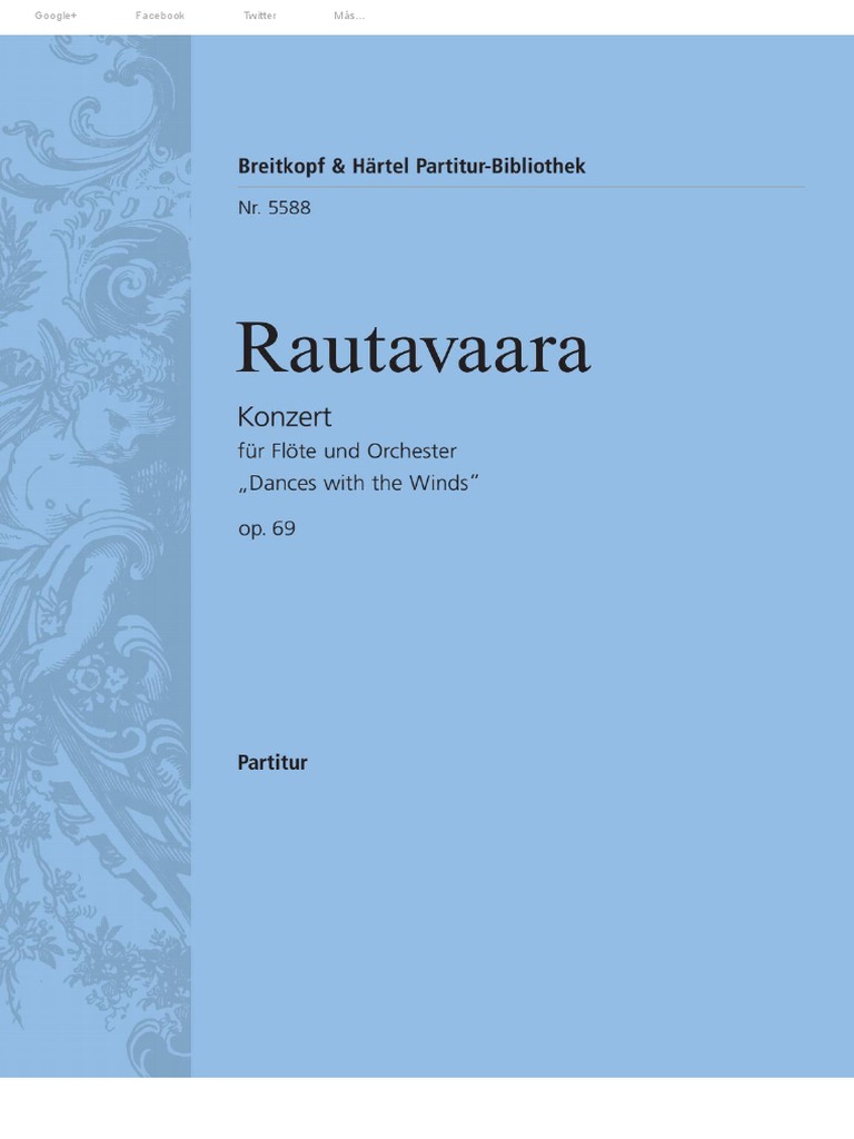 Rautavaara Flute Concerto PDF