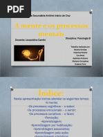 A Mente e Os Processos Mentais (1)