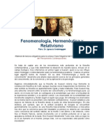 ANDEREGGEN - Fenomenología, Hermeneutica y Relativismo