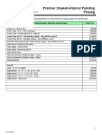 2016.08.16 Drywall-Interior Painting Pricing Expectations