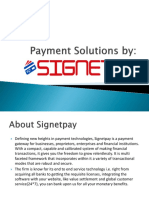 Signetpay payment gateway and wallet services