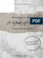 The Law of Attraction in Action a Year of Wow Daily Attraction Journal Nodrm