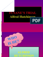 Fusane'S Trial: Alfred Hutchinson