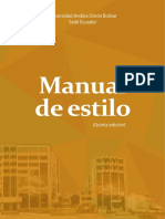 Manual de Estilo (5ta Edición)