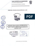 Bases Cas 002-2019 de La Muncipalidad Distrital de Quichuas