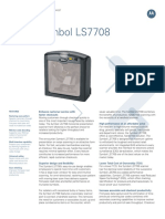 Symbol LS7708: Specification Sheet