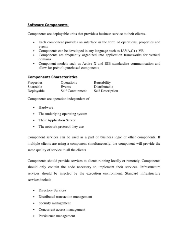CBT | PDF | Component Based Software Engineering | Class (Computer ...