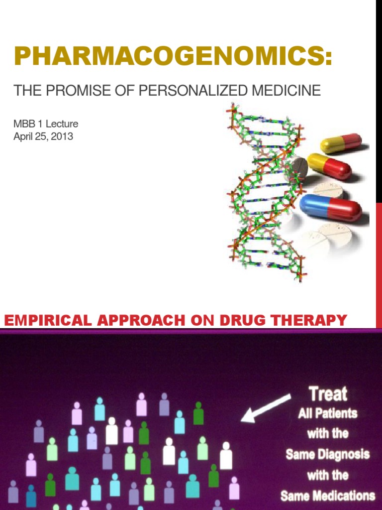 Pharmacogenomics:: The Promise of Personalized Medicine | PDF ...