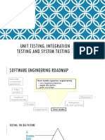 TM-8 Unit Testing Integration Testing and System Testing