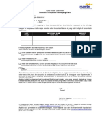 Formulir Sanggahan Transaksi PDF