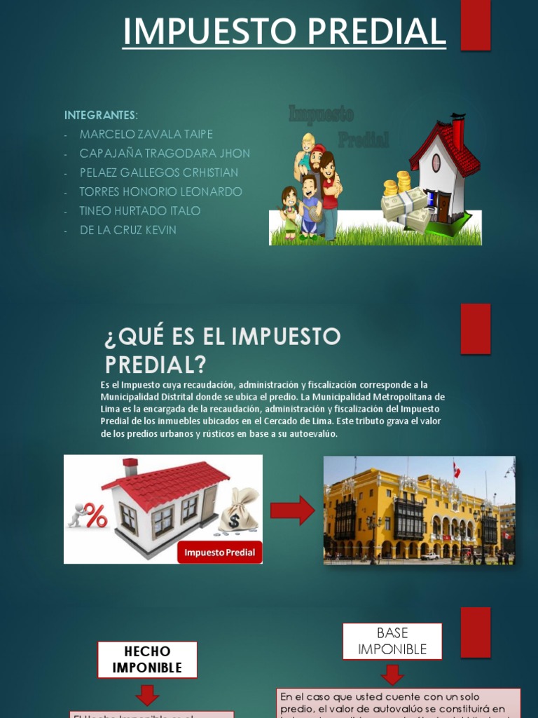 Guía del Impuesto Predial en Perú | PDF | Finanzas del gobierno | Impuestos