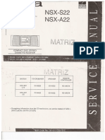 NSX-S22 Service Manual