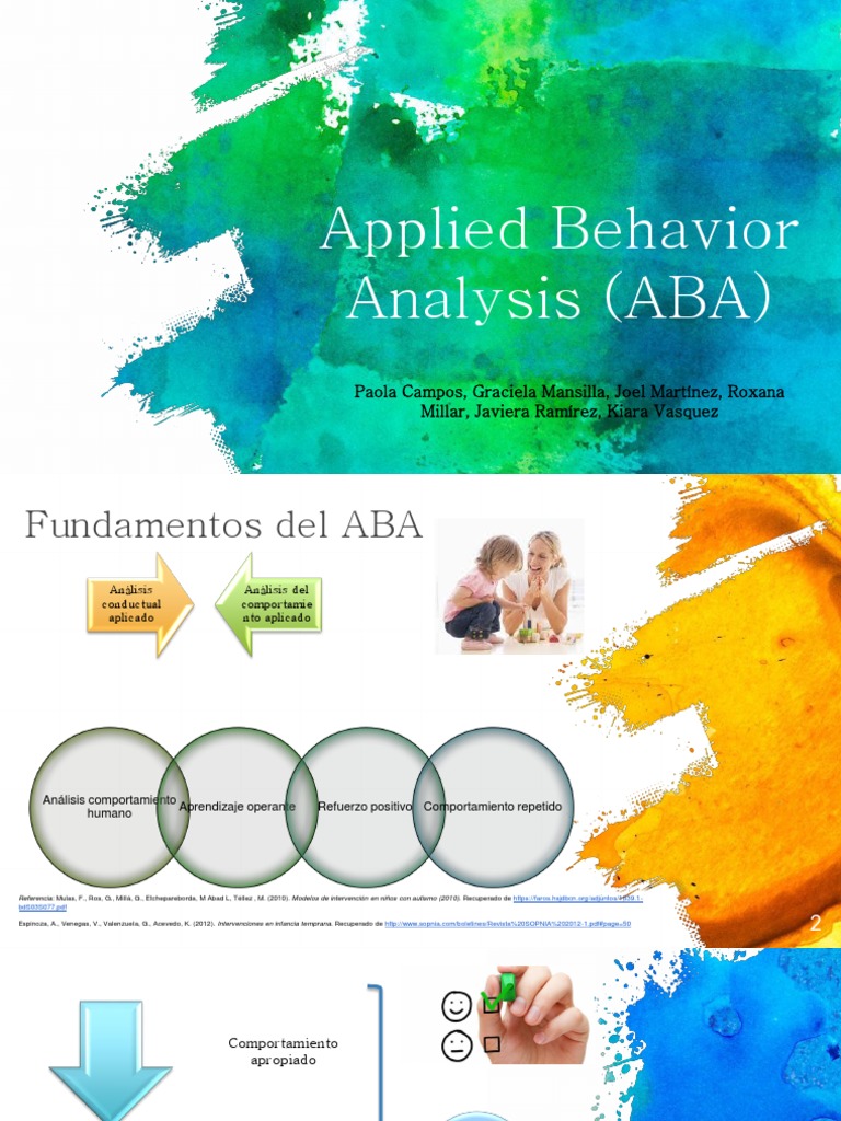Applied Behavior Analysis (ABA) | PDF | Espectro autista | Desorden ...