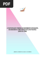 A Participação Feminina No Movimento Estudantil Secundarista Como Espaço de Luta Política - 1960