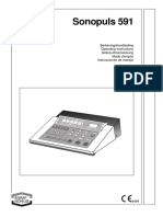 Sonopuls 591 User Manual 1495.752-42