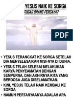 Setelah Yesus Naik Ke Sorga