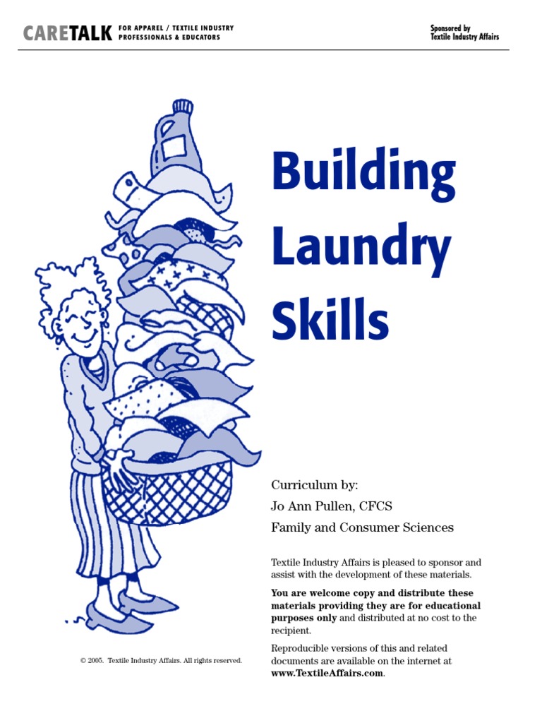 Laundry Curriculum | PDF | Laundry | Washing Machine