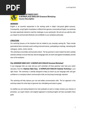 GME Course Outline