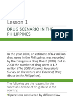 Lesson 1: Drug Scenario in The Philippines