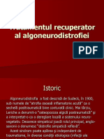Tratamentul Recuperator Al Algoneurodistrofiei