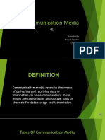 Communication Media: Presented by Mayank Shekhar Class VIII A