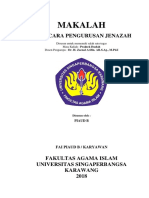 Makalah Tata Cara Pengurusan Jenazah PDF