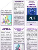 Triptico Union Europea