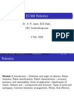 EC368 Robotics Module Overview