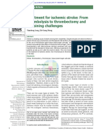 Treatment For Ischemic Stroke: From Thrombolysis To Thrombectomy and Remaining Challenges