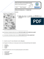 Recuperação Paralela 710 - 1º Bimestre - Ciências - Prof. Ewerthon Gomes