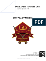 15th MEU Unit Policy Manual
