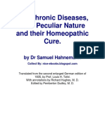 Chronic Diseases their Peculiar Nature Their Homoeopathic Cure by Dr Samuel Hahnemann