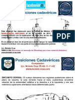 Posiciones cadavéricas policía