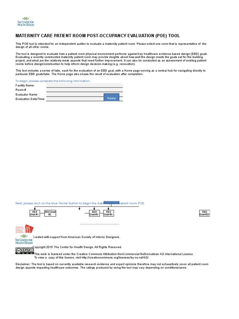 Maternity Patient Room POEFinal PDF Health Care Nature